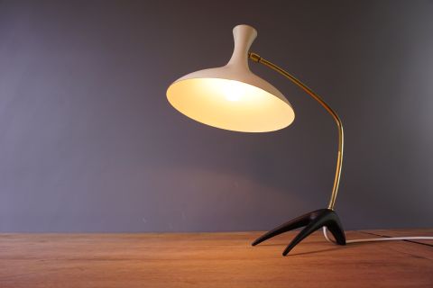 Mid Century Cosack Diabolo Crowfood Lamp