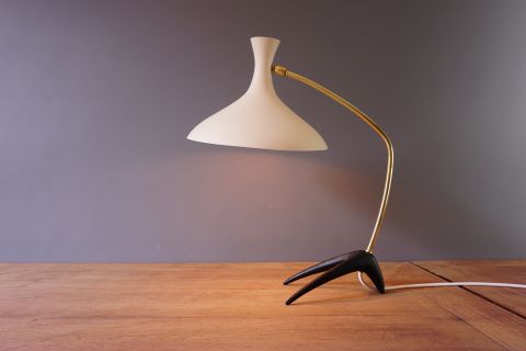 Mid Century Cosack Diabolo Crowfood Lamp
