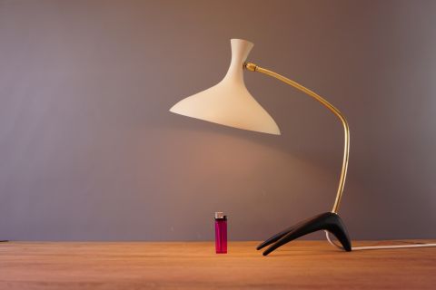 Mid Century Cosack Diabolo Crowfood Lamp