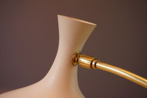 Mid Century Cosack Diabolo Crowfood Lamp