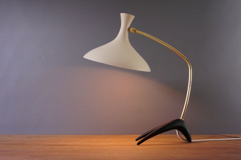 Mid Century Cosack Diabolo Crowfood Lamp