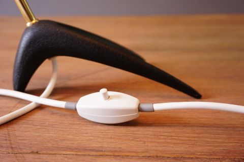 Mid Century Cosack Diabolo Crowfood Lamp
