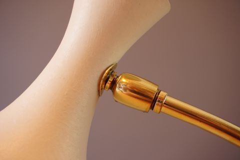 Mid Century Cosack Diabolo Crowfood Lamp