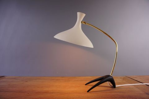 Mid Century Cosack Diabolo Crowfood Lamp