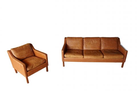 Mid Century Danish Sofa Ensemble