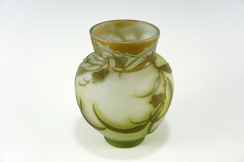 Emile Galle Art Nouveau Eucalyptus Vase Nancy