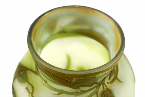 Emile Galle Art Nouveau Eucalyptus Vase Nancy