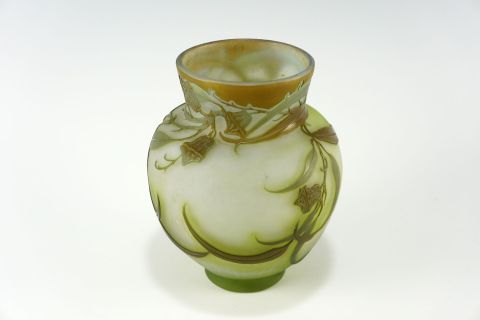 Emile Galle Art Nouveau Eucalyptus Vase Nancy