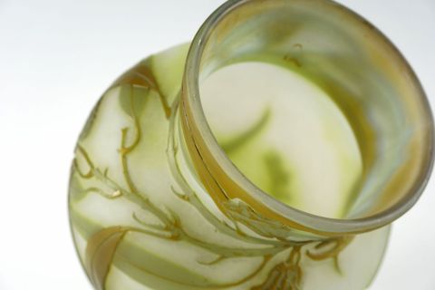 Emile Galle Art Nouveau Eucalyptus Vase Nancy