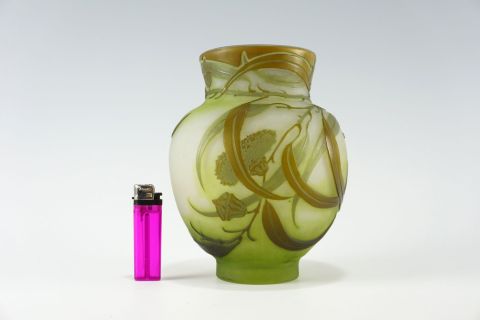 Emile Galle Jugendstil Eukalyptus Vase Nancy