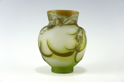 Emile Galle Art Nouveau Eucalyptus Vase Nancy