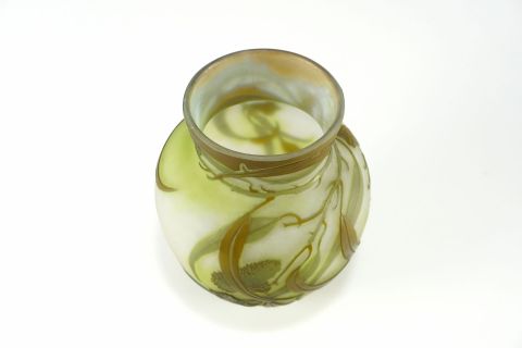 Emile Galle Art Nouveau Eucalyptus Vase Nancy