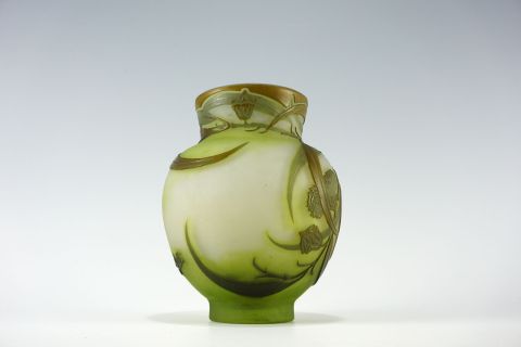 Emile Galle Art Nouveau Eucalyptus Vase Nancy