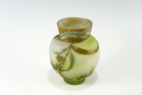 Emile Galle Art Nouveau Eucalyptus Vase Nancy