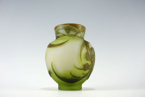 Emile Galle Art Nouveau Eucalyptus Vase Nancy