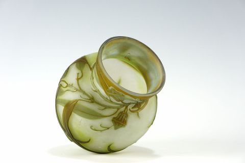 Emile Galle Art Nouveau Eucalyptus Vase Nancy