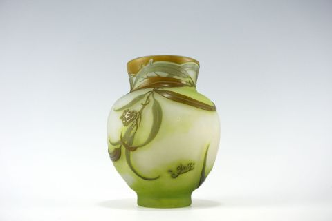 Emile Galle Jugendstil Eukalyptus Vase Nancy