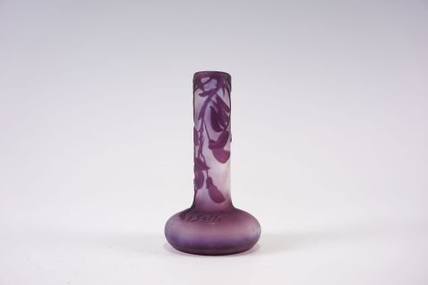 Emile Galle Art Nouveau Solifleur Wisteria Vase