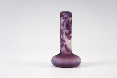 Emile Galle Jugendstil Solifleur Wisteria Vase