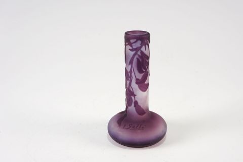 Emile Galle Jugendstil Solifleur Wisteria Vase