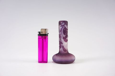 Emile Galle Jugendstil Solifleur Wisteria Vase
