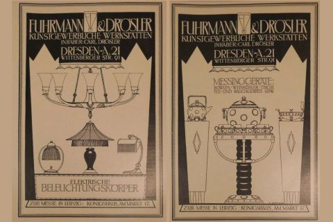 Expressive Tischlampe - Art Deco