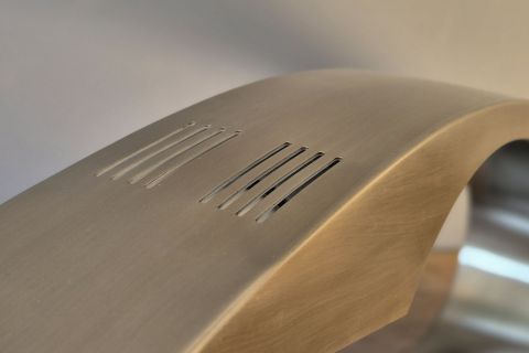 Fase Impala Futuristische V2A Schreibtischlampe