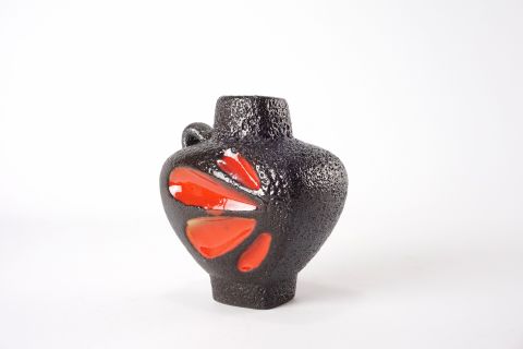 Fat Lava West German Pottery Vase - ES Ceramic