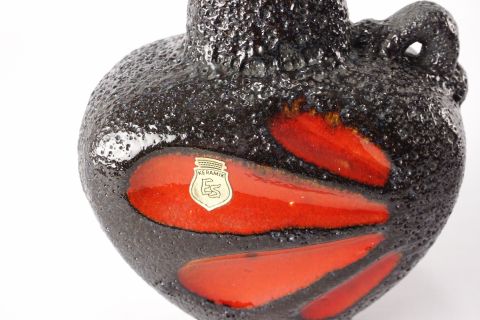 Fat Lava West German Pottery Vase - ES Ceramic