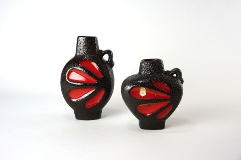 Fat Lava West German Pottery Vase - ES Ceramic