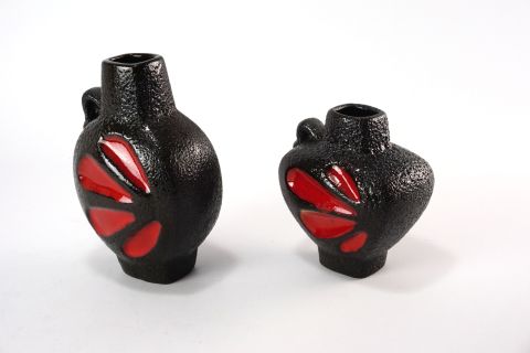 Fat Lava West German Pottery Vase - ES Ceramic