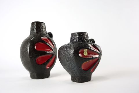 Fat Lava West German Pottery Vase - ES Ceramic