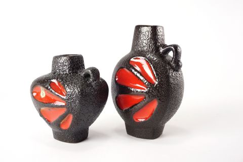 Fat Lava West German Pottery Vase - ES Ceramic