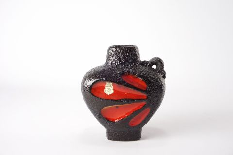 Fat Lava West German Pottery Vase - ES Ceramic