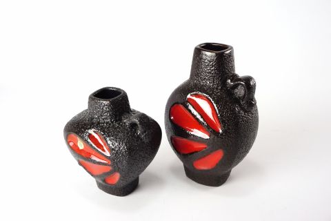 Fat Lava West German Pottery Vase - ES Ceramic