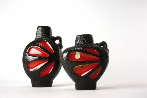 Fat Lava West German Pottery Vase - ES Keramik