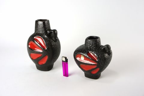 Fat Lava West German Pottery Vase - ES Keramik