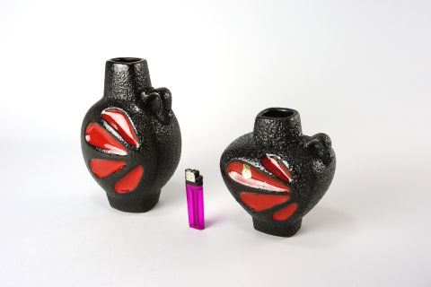 Fat Lava West German Pottery Vase - ES Ceramic