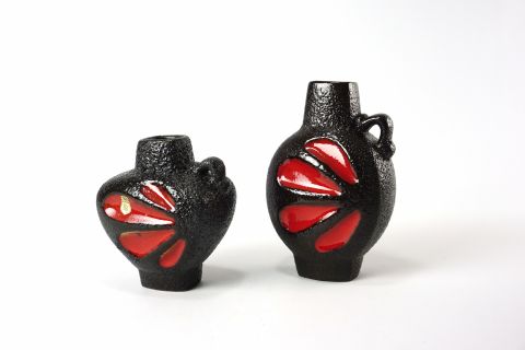 Fat Lava West German Pottery Vase - ES Ceramic
