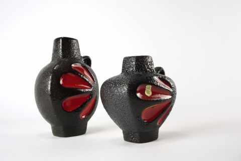 Fat Lava West German Pottery Vase - ES Ceramic