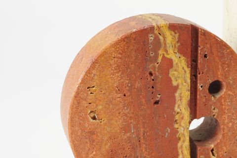 Fratelli Mannelli Travertin Buchstützen