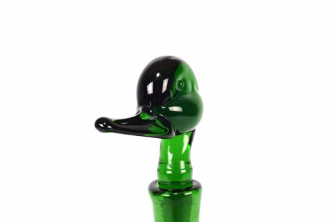 Gio Ponti Empoli Verde Glass Decanter Murano