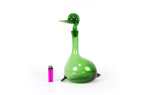 Gio Ponti Empoli Verde Glas Karaffe Murano