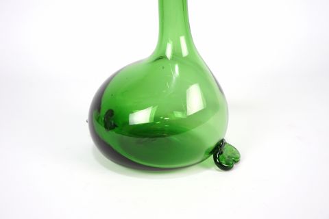 Gio Ponti Empoli Verde Glass Decanter Murano