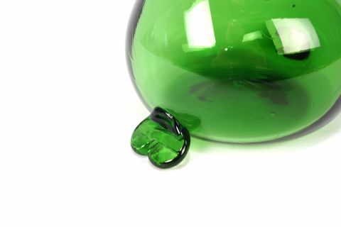 Gio Ponti Empoli Verde Glass Decanter Murano