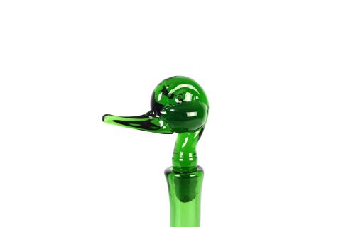 Gio Ponti Empoli Verde Glass Decanter Murano