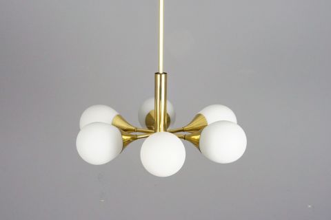 Golden Kaiser Sputnik Lampe