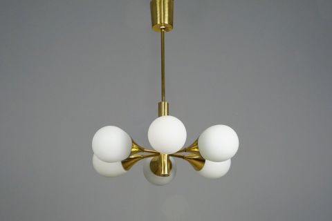 Golden Kaiser Sputnik Lampe