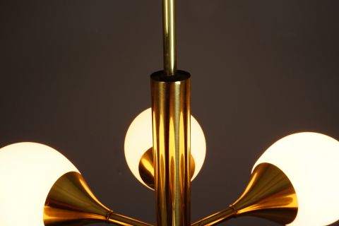 Golden Kaiser Sputnik Lampe