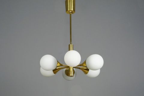 Golden Kaiser Sputnik Lampe